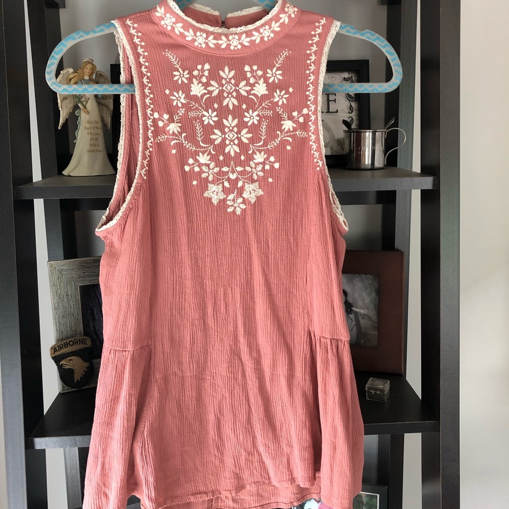 High neck halter top